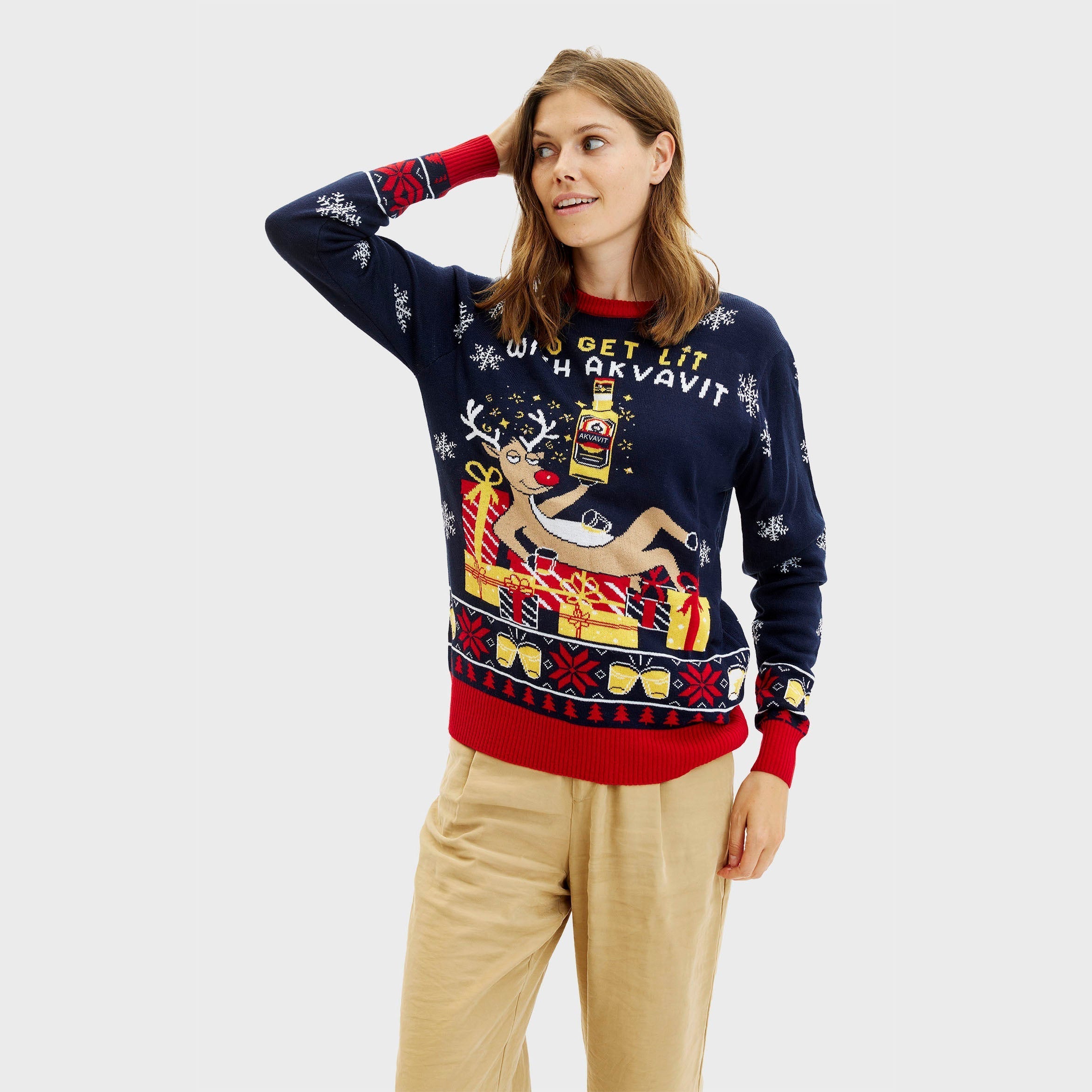 Akvavit Christmas Sweater β Women